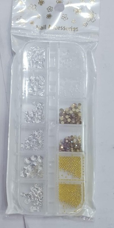 Perle Nail Accessoires(Argent/Or/Coquille) ZJZS0529